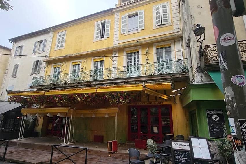 Van Gogh's 'Café Terrace at Night' - on a cloudy day