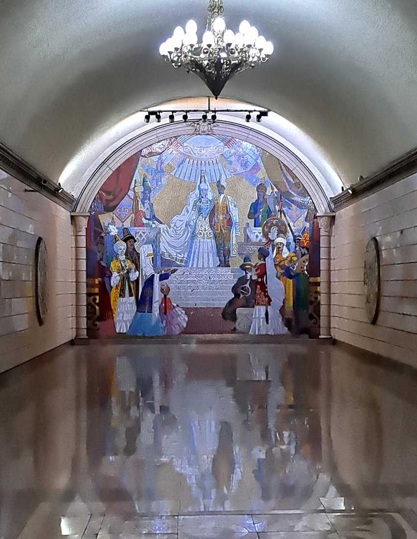 Almaty Metro is a hidden gem of art