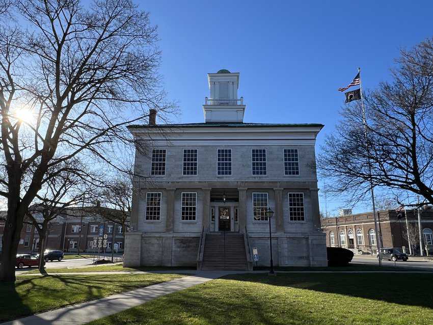 The Old Court Building in emblematic of Batavia.David Perry photos.