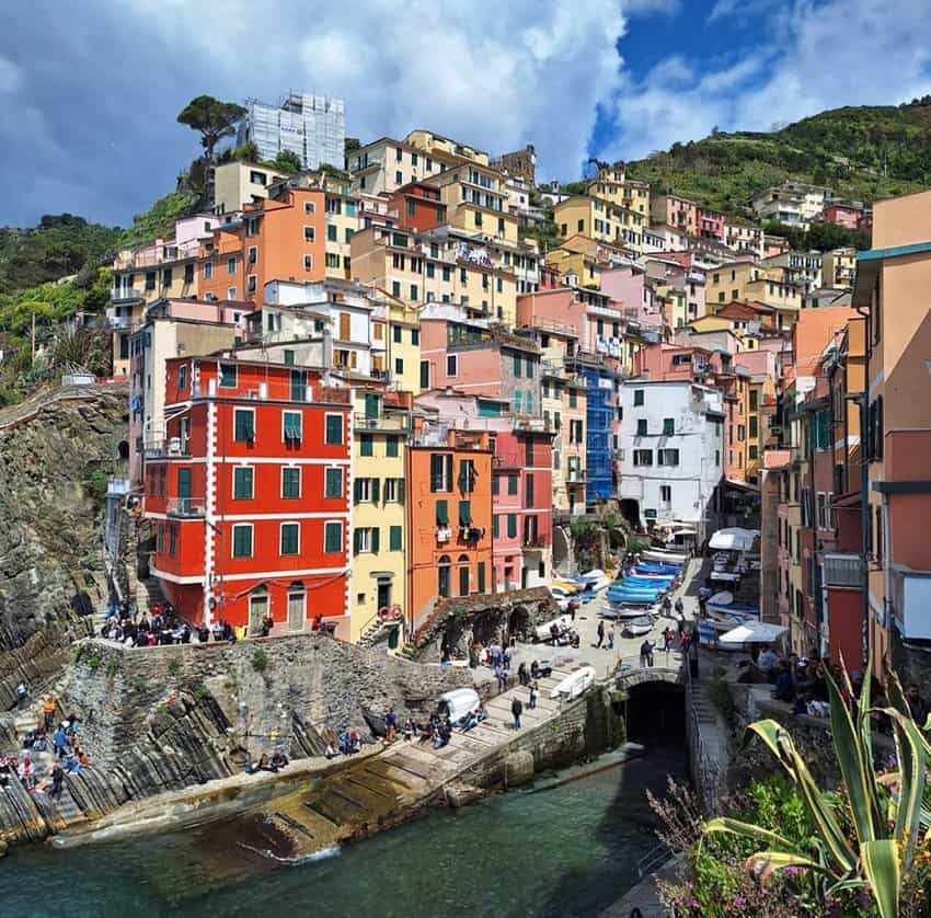 Colorful Genoa, Italy.