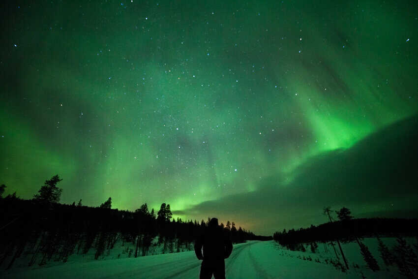 Aurora often makes a surprise appearance (Photo by Markku Inkila)