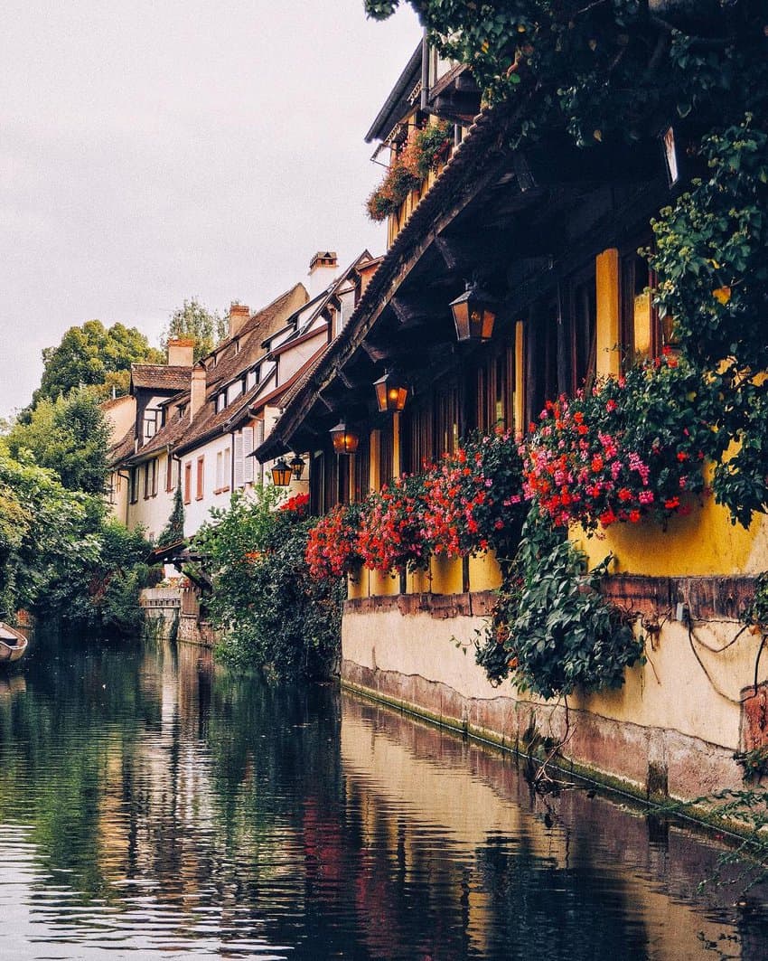 The river in Colmar.