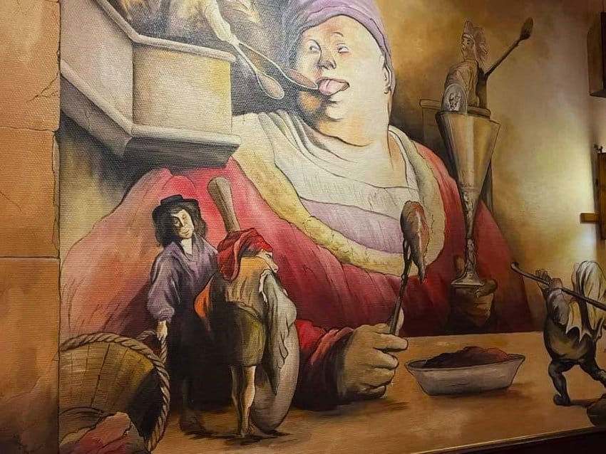 Murals in Colmar, France.
