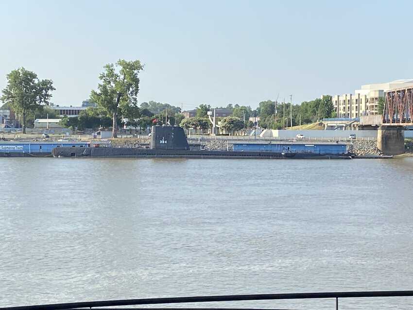 Little Rock Arkansas: What's The Danger? 4 The submarine in the river.