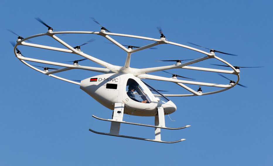 Innovative Transportation All Around Florida 7 Volocopter's Air Taxi takes a test flight in Tampa. Dalton Hoch photo