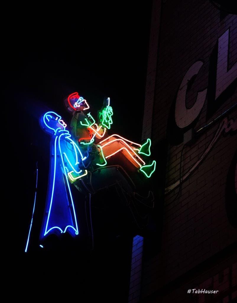 Puebo Neon Alley Batman