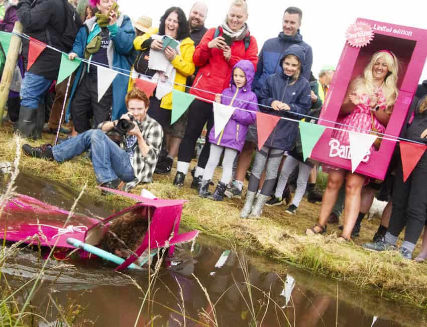 Bog Snorkeling is a wacky and fun family event