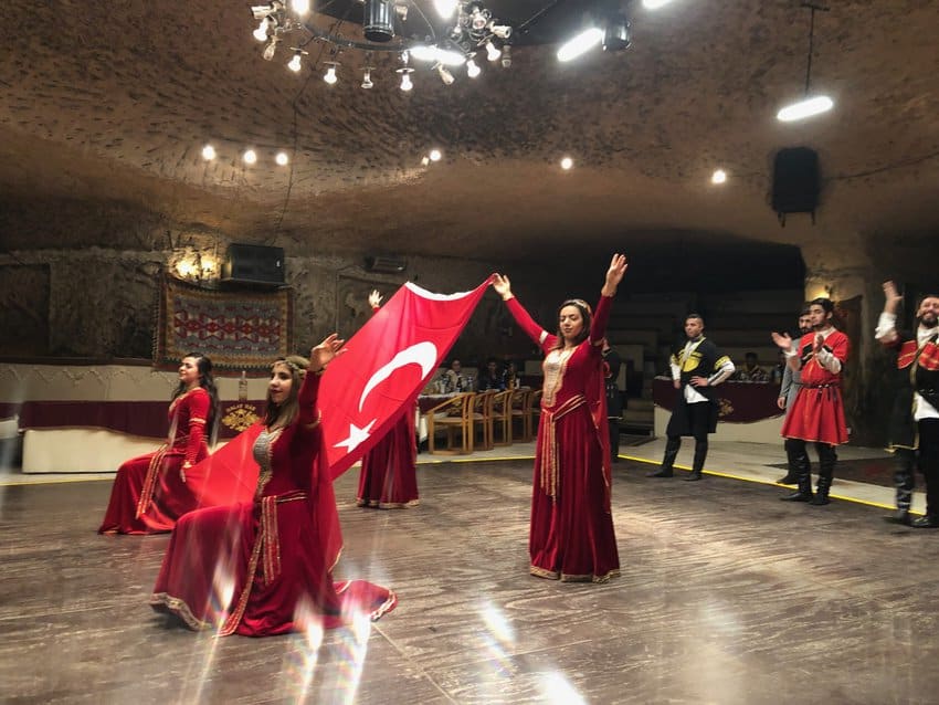 Hidden Gems of Cappadocia: Beyond the Hot Air Balloons 2 Turkish dancers in Cappadocia, Turkiye.
