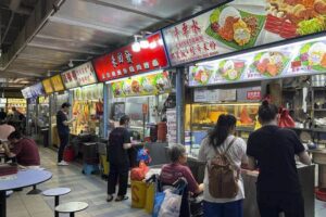 Memorable Singapore Street Food At the Chinese hawker center located in Singapore's Chinatown neighborhood, there are over 250 food stalls where the food options are endless. Photo by Donnie Sexton