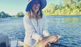 Fly fishing for rainbow trout on the Sacramento River is a favorite past time for anglers wanting a challenge.