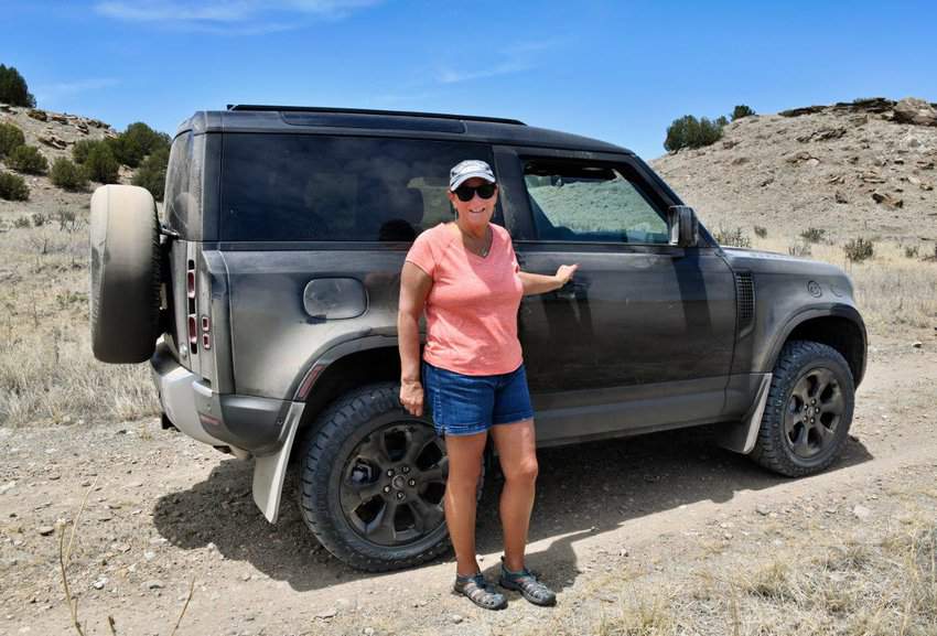 Picket Wire Canyon Adventure 9 Land Rover Defender in Pickwick Wire Canyon