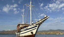 The Catnazse is a traditional phinisi schooner, crafted by boat-builders on the South Sulawesi Island of Indonesia. Donnie Sexton photos.