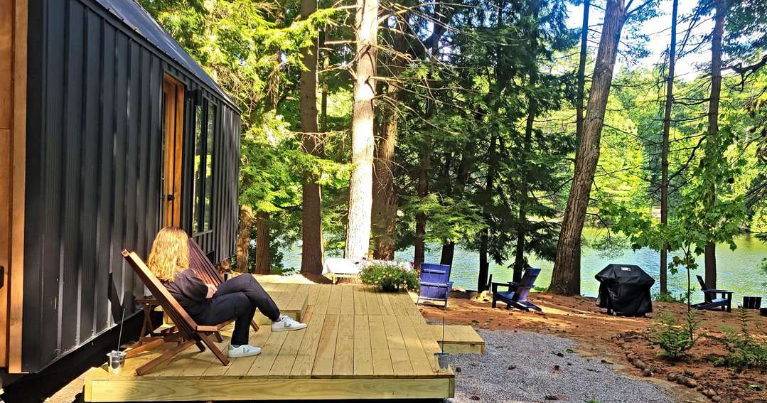 Saratoga County, NY: Roaming Out of Bounds 5 Heather contemplating if my feet are clean at Camp Hudson Pines saratoga county ny