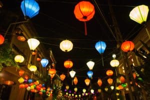 Hoi An–A City Frozen in Time Street lanterns