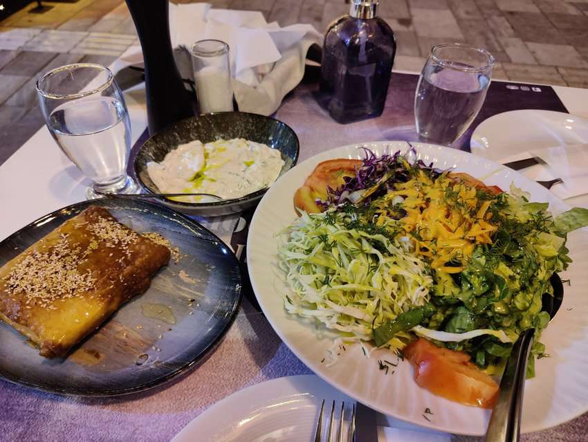 Greece's Peloponnese Region from Corinth to Areopoli 7 Greek food.