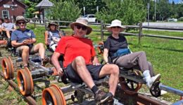 Revolution Rail’s pedal-power in Saratoga County NY.