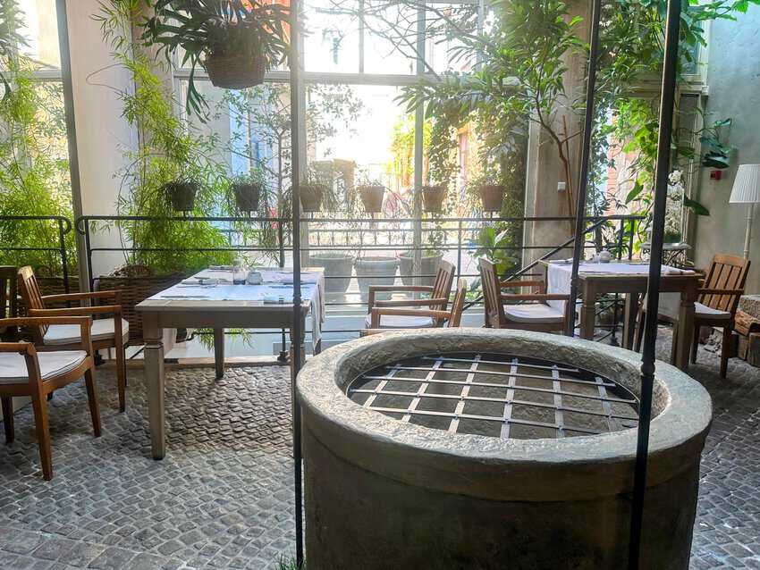 Wroclaw Poland: A City Full of Dwarfs 10 An old well preserved in the Art Hotel's restaurant.