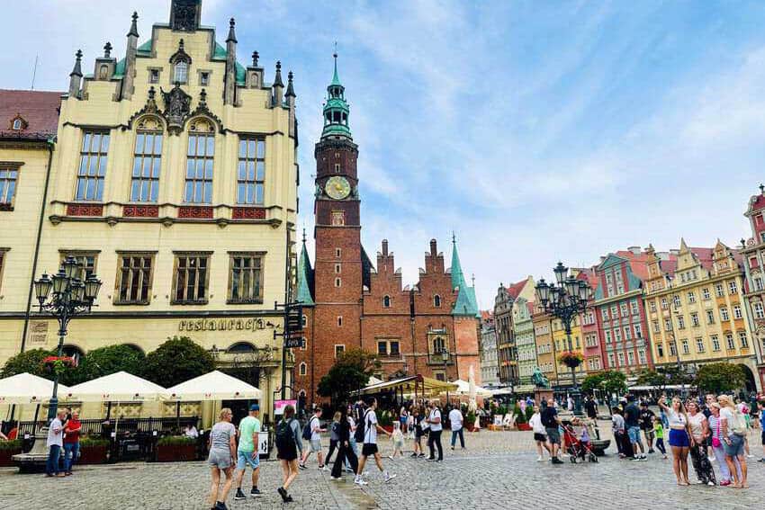 Wroclaw Poland: A City Full of Dwarfs 8 Main Square in Wroclaw.