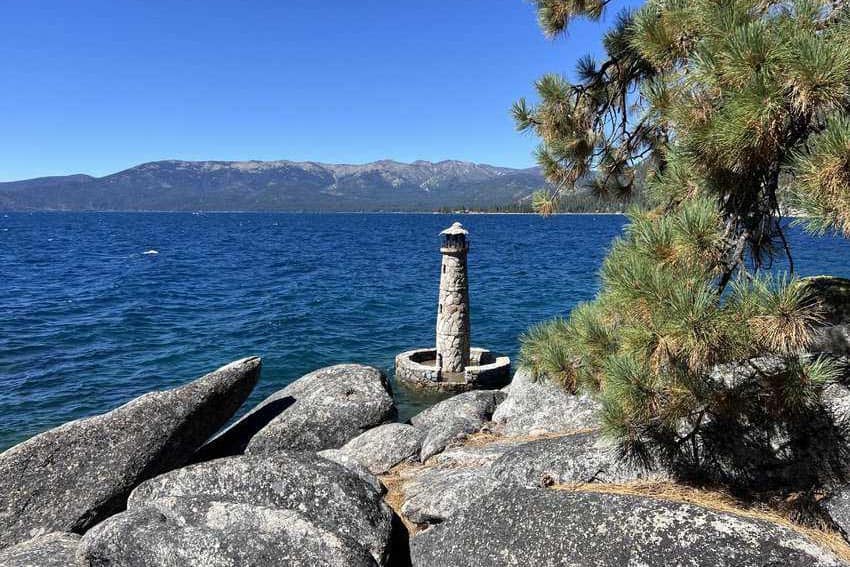 North Lake Tahoe, California 1 North Lake Tahoe View from Thunderbird Lodge. Sharon Kurtz photo