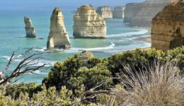 Contrary to the name, there were never 12 stacks at the 12 Apostles. Rather, nine until one fell in 2005 and another in 2009 making 7 left standing with only 6 visible from the classic lookout view. Sonya Stark photos