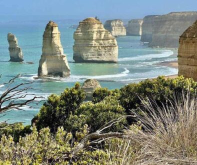 Contrary to the name, there were never 12 stacks at the 12 Apostles. Rather, nine until one fell in 2005 and another in 2009 making 7 left standing with only 6 visible from the classic lookout view. Sonya Stark photos