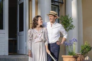 Chris and Taina Snellman-Langenskiöld, founders of the boutique hotel Billnäs Gård in Finland. Billnäs Gård photo