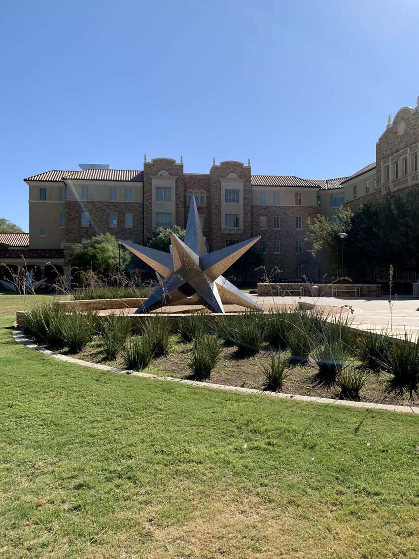 Lubbock: Surprising Hub of Creativity and Wine 2 One of the sculptures displayed on the Texas Tech campus. Photo: Sarah Arksey Njegovan