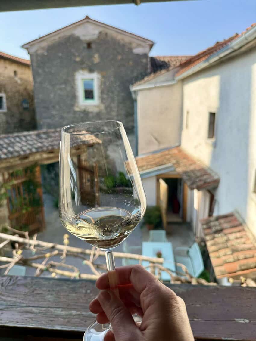 Discovering Pinela wine in the Vipava Valley.