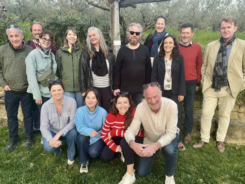 Writers on the beat in Slovenia. 