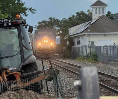 Amtrak Downeaster in Old Orchard Maine