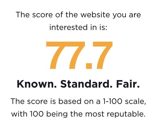 Scam Detector rates GONOMAD as reputable and known. 