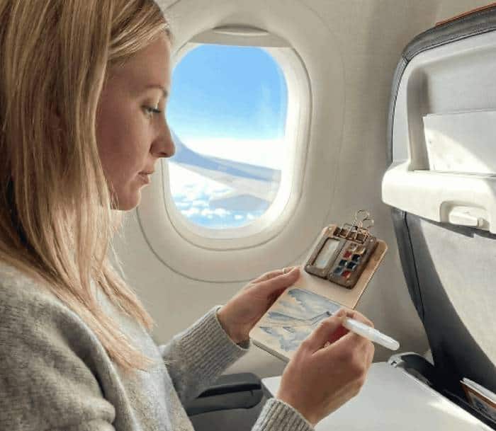 Sketching Through Jet Lag: Travel Watercolor Kits
