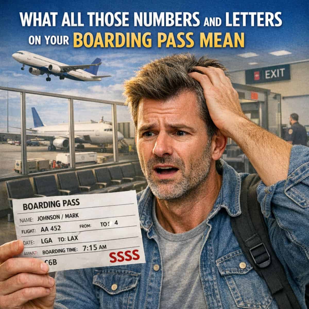 The Numbers and Letters on Boarding Passes Explained